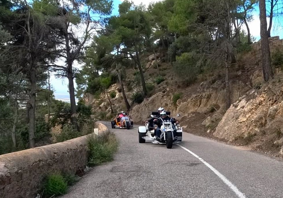 Mallorca Trike Tour on Scenic East Coast Roads