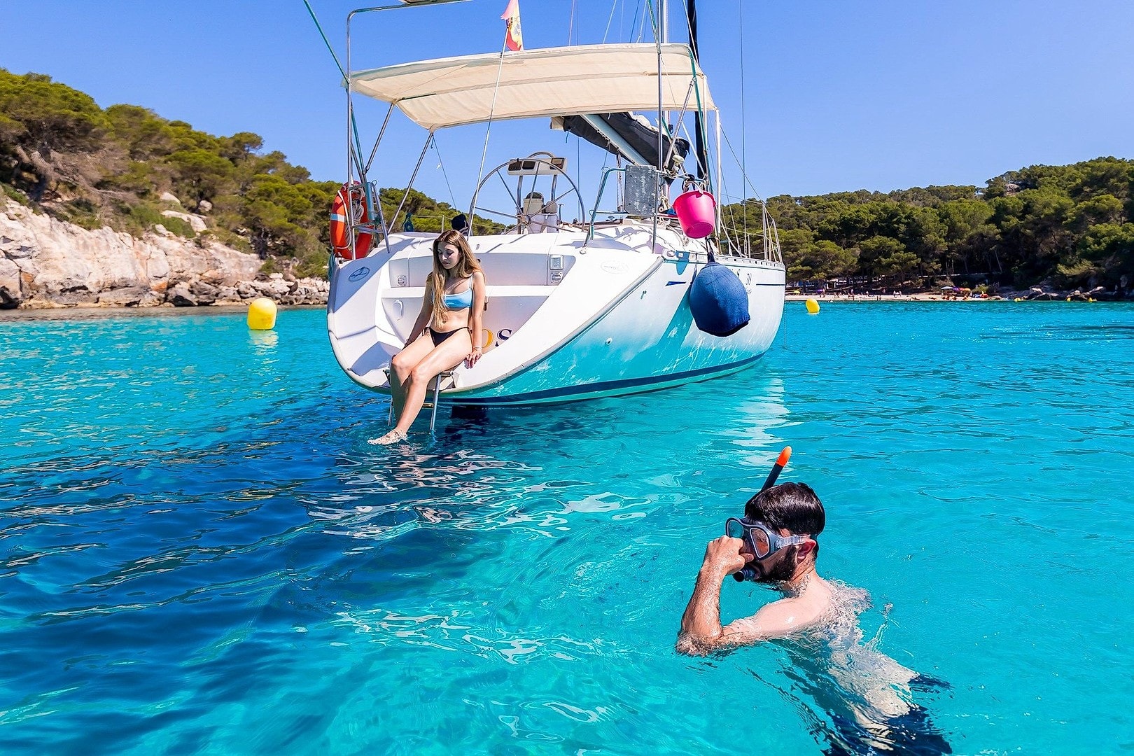 Menorca Sailboat Trip from Cala Galdana