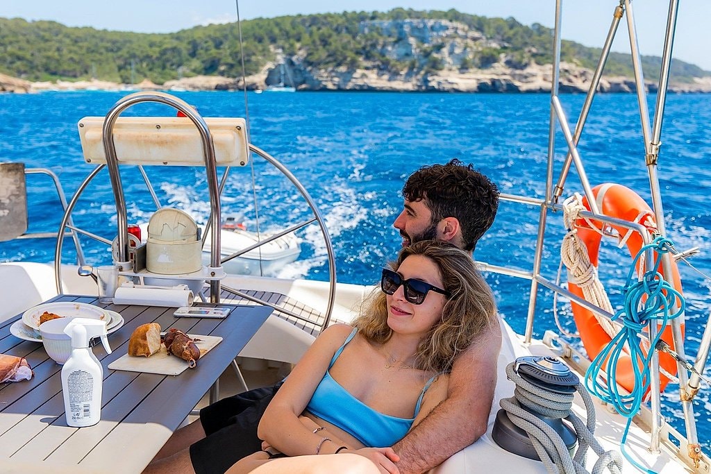 Menorca Sailboat Trip from Cala Galdana