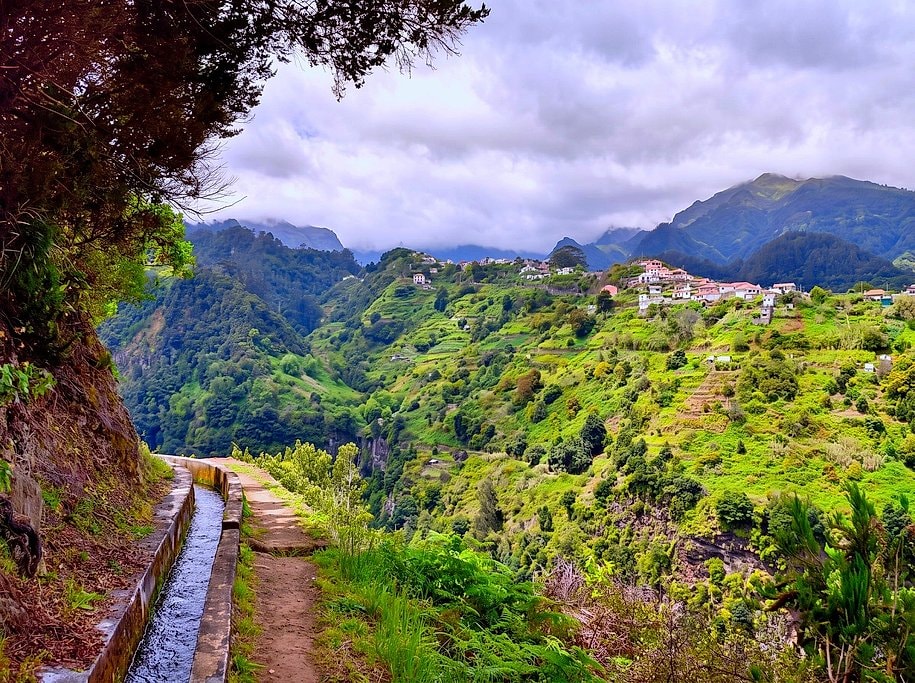 Levada do Castelejo Waterfall Walk in Madeira