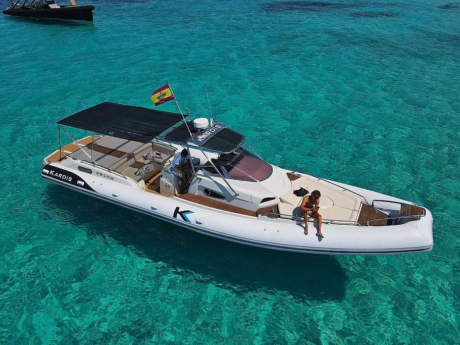 Ibiza 12-Meter Boat Rental with Skipper