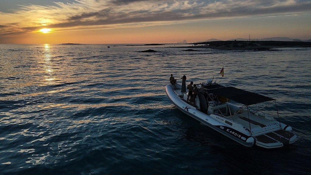 Ibiza 12-Meter Boat Rental with Skipper
