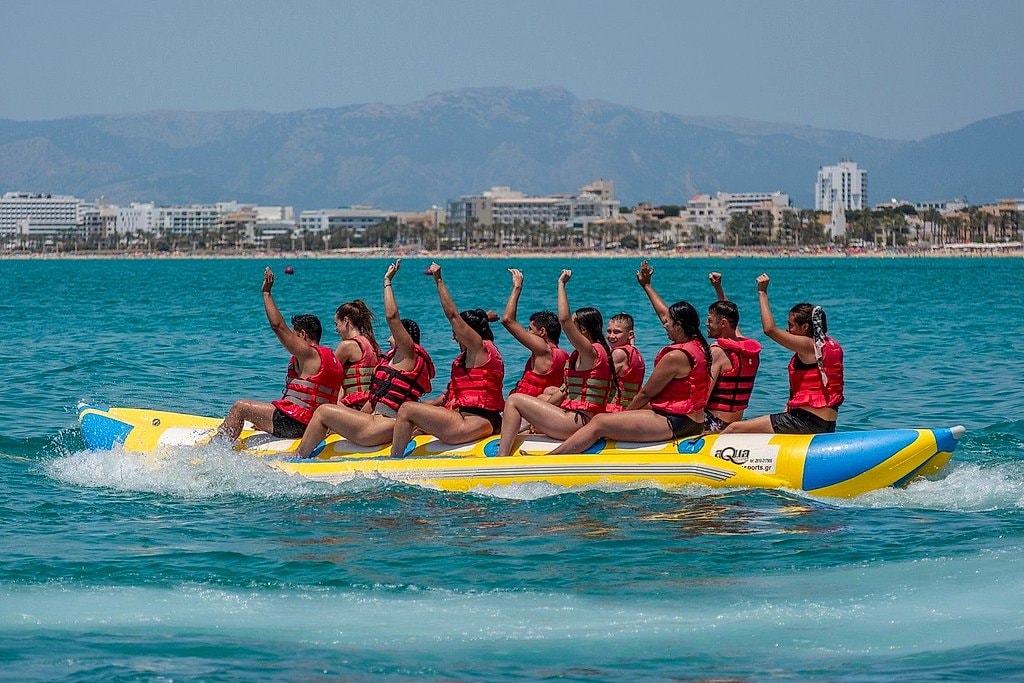 Banana Water Sport in Arenal, Mallorca
