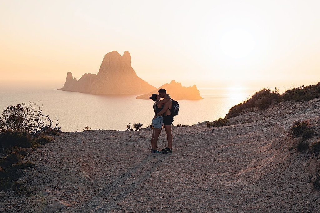 Private Moonlike Coastal Hike in Ibiza