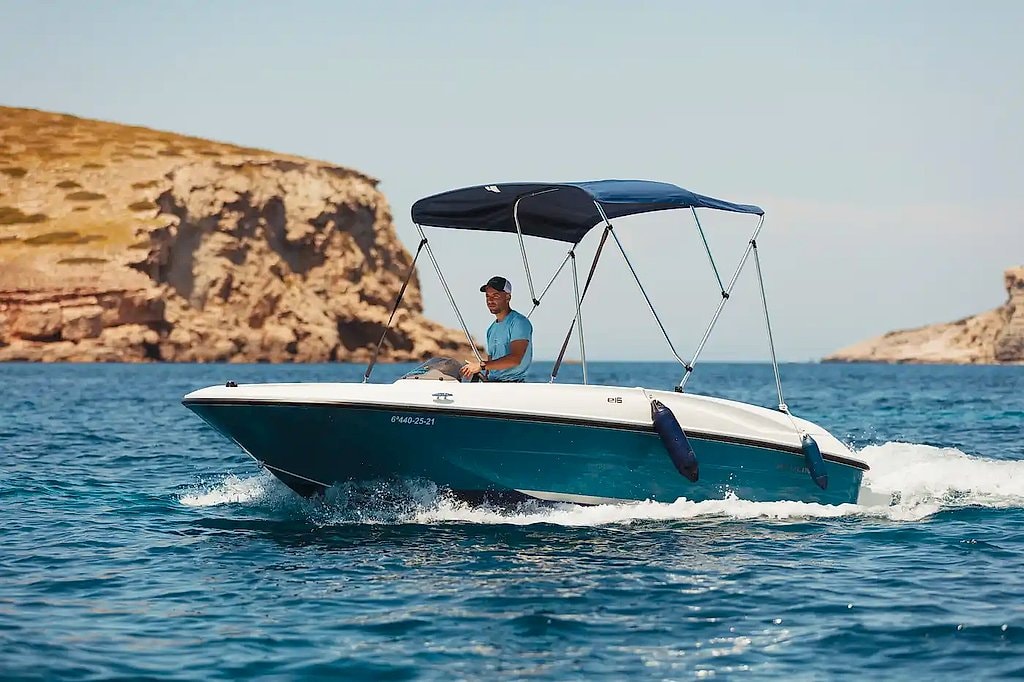 License-Free Boat Rental in Ibiza with Snorkeling & Sunset Option