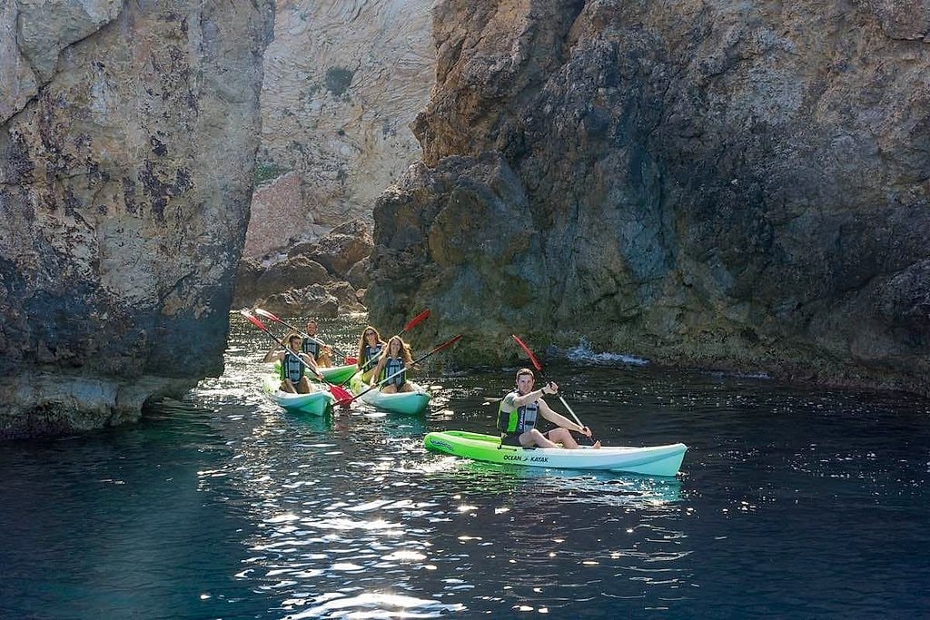 Guided Kayak Tour in Calvia, Mallorca