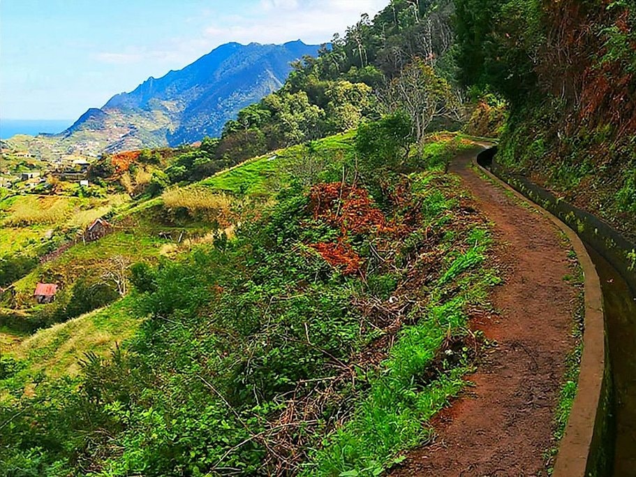 Levada do Castelejo Waterfall Walk in Madeira