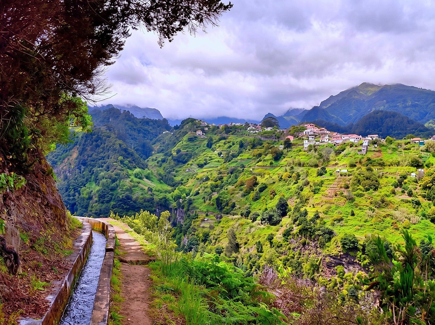 Levada do Castelejo Waterfall Walk in Madeira