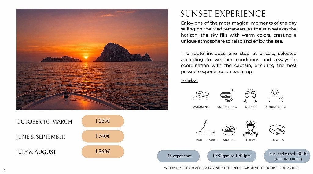 Mallorca Sunset Private Charter Cruise
