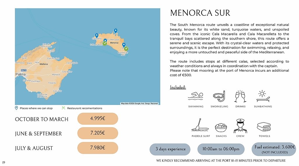 Private Boat Charter Mallorca Yacht Routes